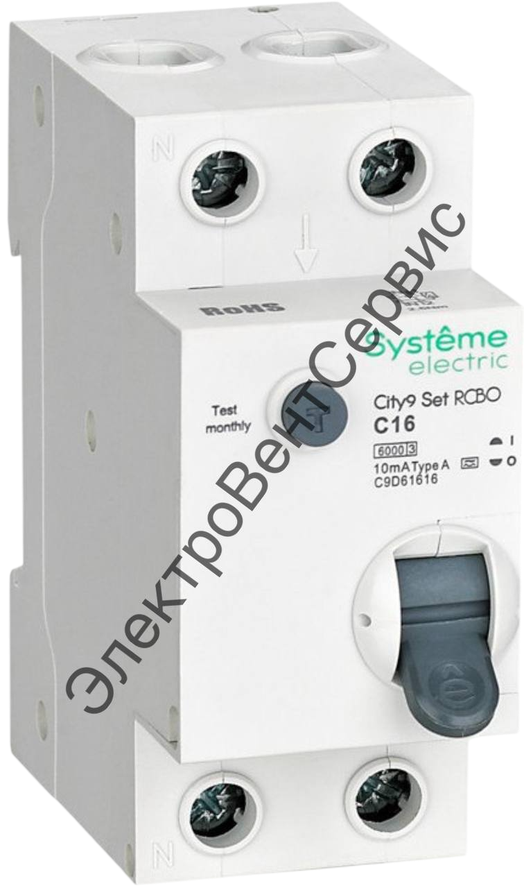 Дифференциальный автомат (АВДТ), 400ВAC, Iном 10А