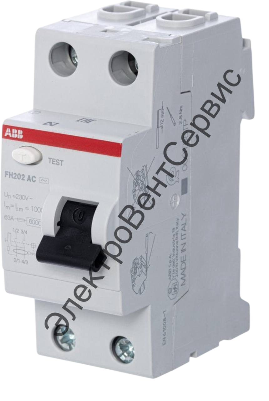 УЗО FH202 AC-25/0.3 2x25A 300mA 